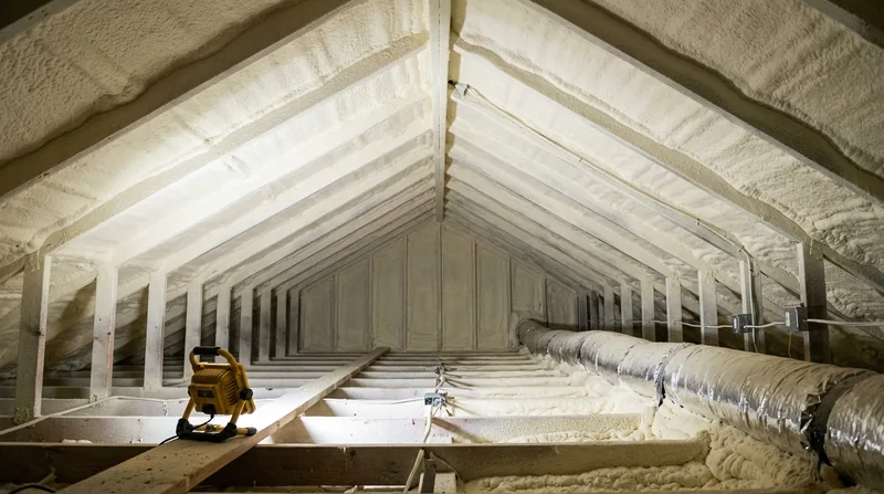 Attic Spray Foam Insulation Houston